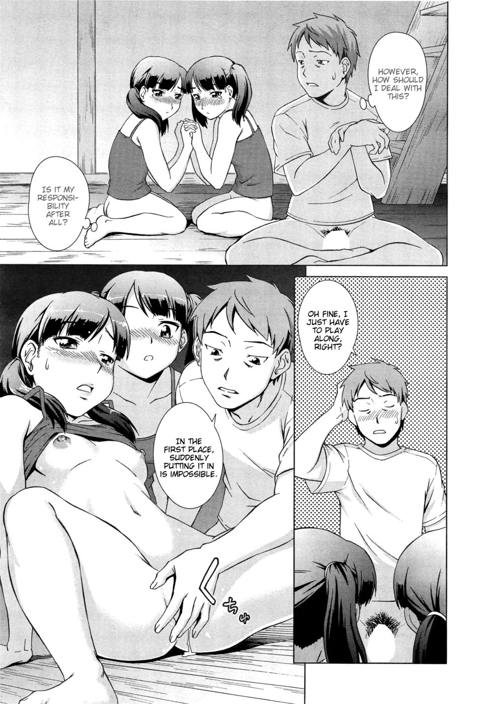 Hentai Manga Comic-Naishode Twins-Read-39